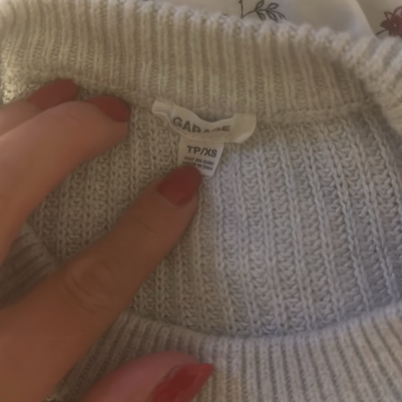 Garage cropped sweater - Picture 2 of 2